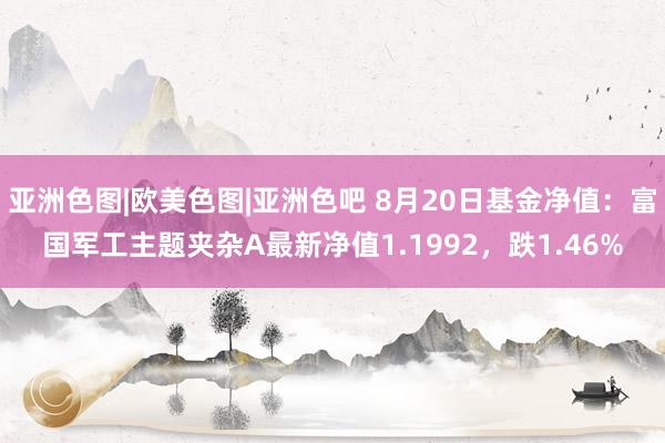 亚洲色图|欧美色图|亚洲色吧 8月20日基金净值：富国军工主题夹杂A最新净值1.1992，跌1.46%