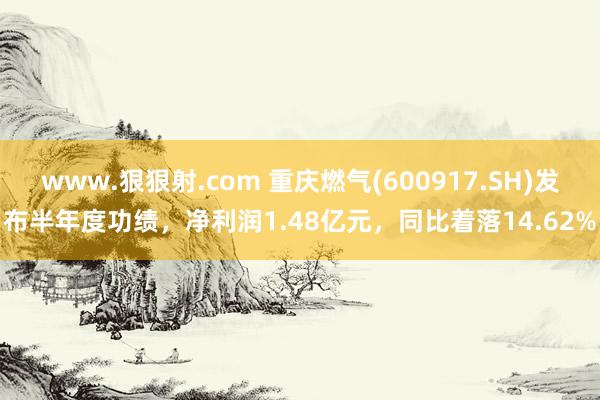 www.狠狠射.com 重庆燃气(600917.SH)发布半年度功绩，净利润1.48亿元，同比着落14.62%